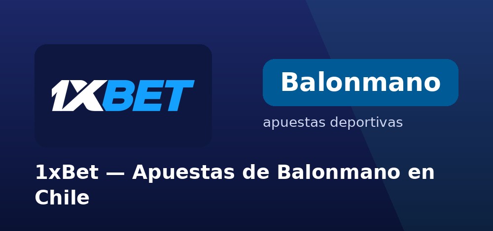 Apuestas a la EHF Champions League de balonmano en 1xBet desde Chile