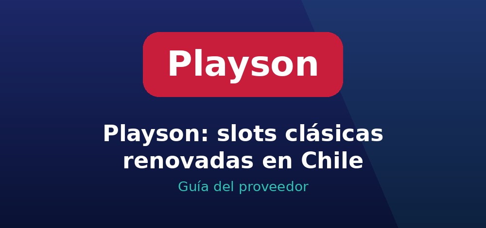 Apuestas de Playson en Chile