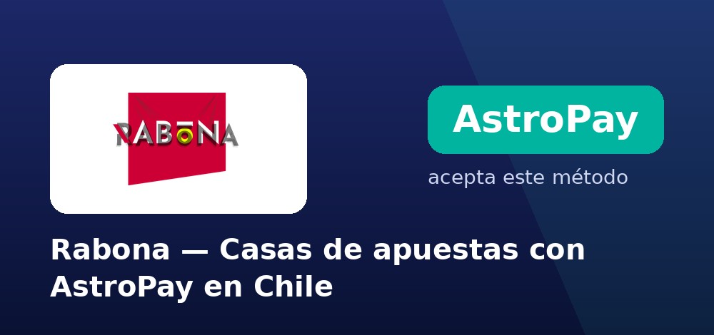Rabona - Casas de apuestas con AstroPay en Chile