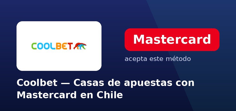 Coolbet - Casas de apuestas con Mastercard en Chile