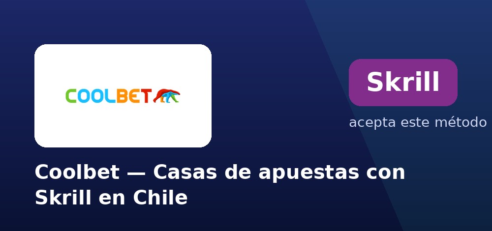 Coolbet - Casas de apuestas con Skrill en Chile