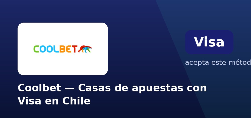Coolbet - Casas de apuestas con Visa en Chile