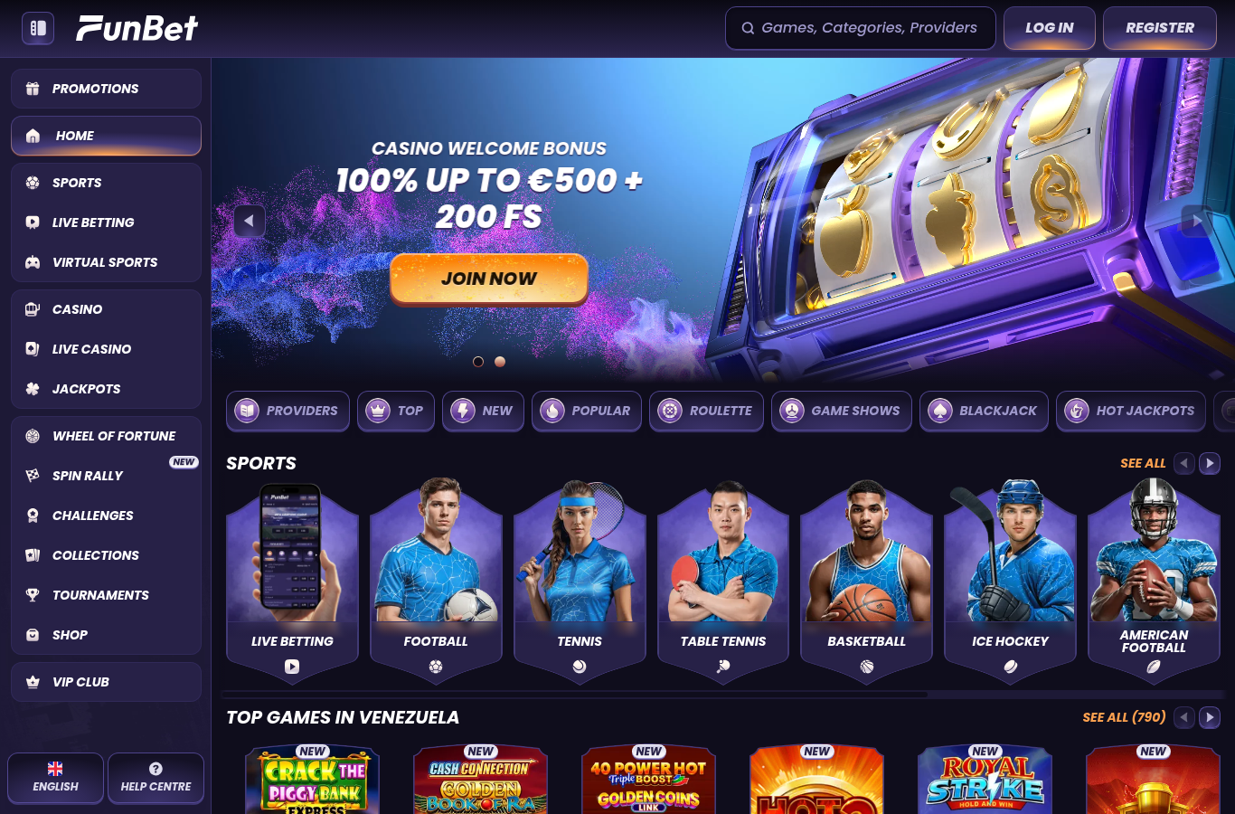 Bono de bienvenida de Funbet — captura ilustrativa