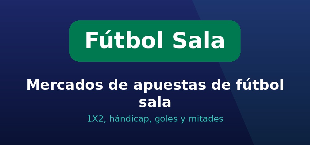 Mercados de apuestas de fútbol sala en Chile
