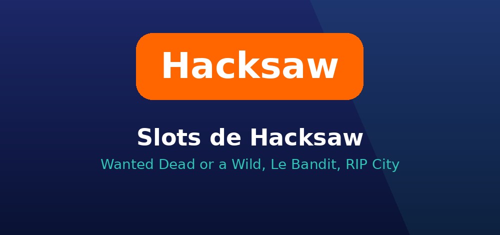 Slots de Hacksaw Gaming: Wanted Dead or a Wild, Le Bandit y RIP City