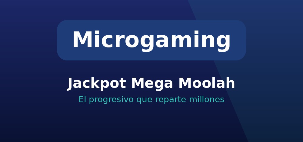Jackpot progresivo de Mega Moolah, la slot de Microgaming que reparte millones