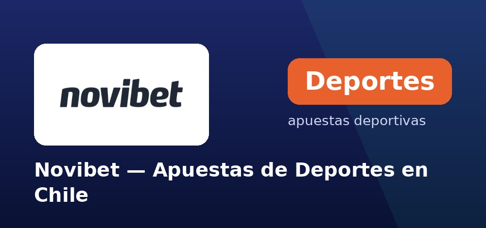 Novibet — Apuestas deportivas en Chile