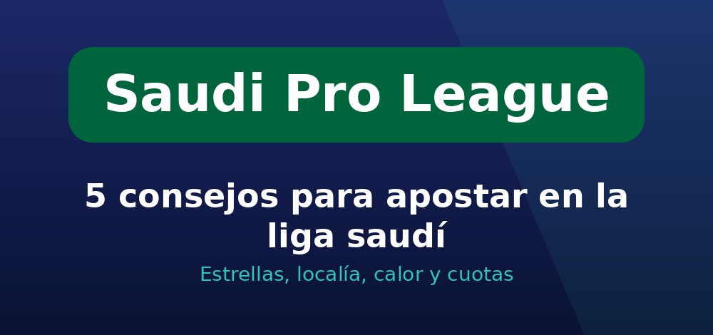Consejos para la Saudi Pro League en Chile