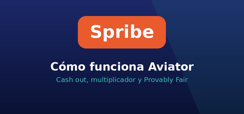 Cómo funciona Aviator de Spribe: multiplicador en ascenso, botón de cash out y verificación Provably Fair