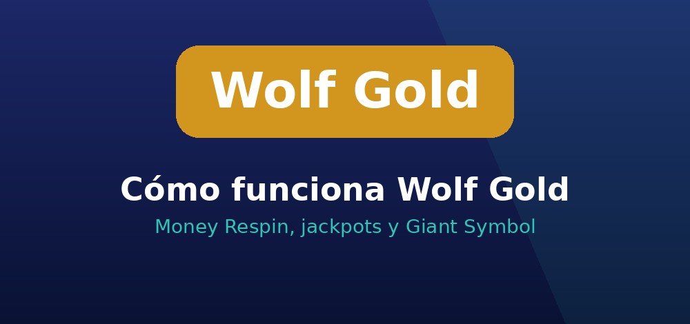 Cómo funciona la tragamonedas Wolf Gold: Money Respin, Giant Symbol y jackpots